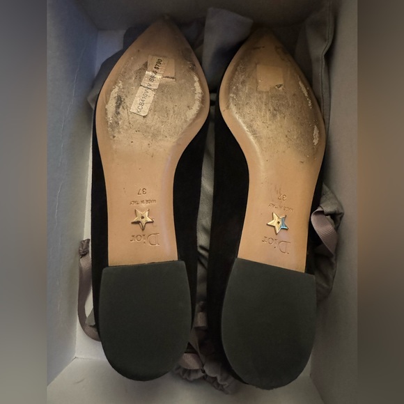 Dior Amour suede black flats (37) - Picture 5 of 5